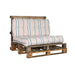 Възглавница DKD Home Decor На почва Многоцветен Алуминий