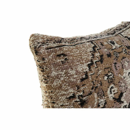 Възглавница DKD Home Decor Пластмаса Бял Кафяв Черен