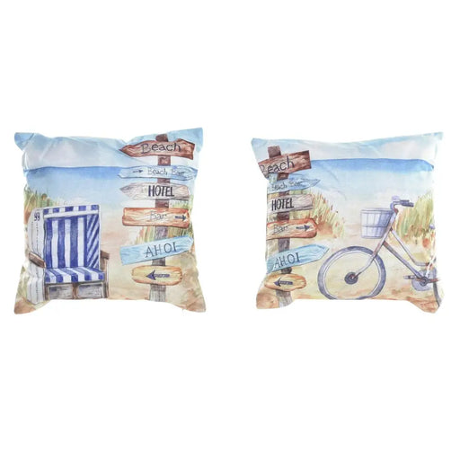 Възглавница DKD Home Decor Плаж полиестер Алуминий