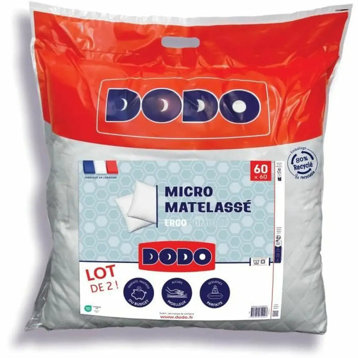възглавница DODO Бял 60 x 60 cm (2 броя)