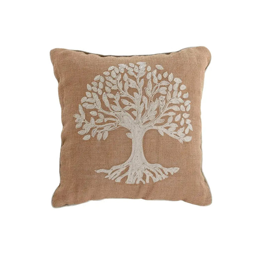 Възглавница Home ESPRIT Бял Кафяв Дърво романтичен 45 x 15