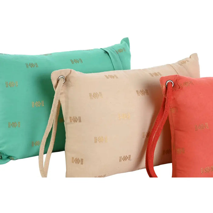 Възглавница Home ESPRIT Зелен Бежов Корал 30 x 10 x 20 cm