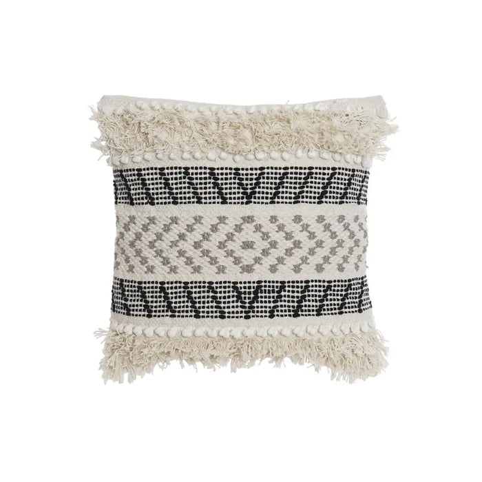 Възглавница DKD Home Decor Черен Бежов 45 x 10 x 45 cm Boho