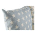 Възглавница DKD Home Decor Син 60 x 10 x 60 cm Звезди Бял