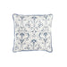 Възглавница DKD Home Decor Син Бял Квадратек Lilled