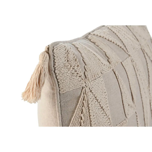 Възглавница Home ESPRIT Естествен Boho 45 x 8 x 45 cm