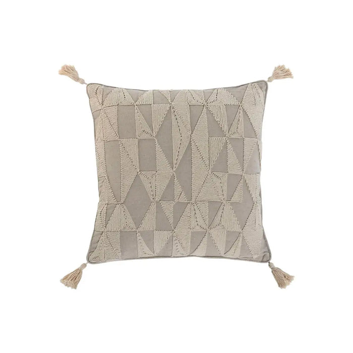 Възглавница Home ESPRIT Естествен Boho 45 x 8 x 45 cm