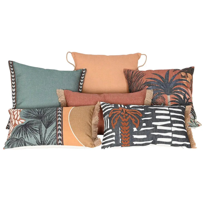Възглавница Home ESPRIT Тропически Палма 50 x 15 x 30 cm