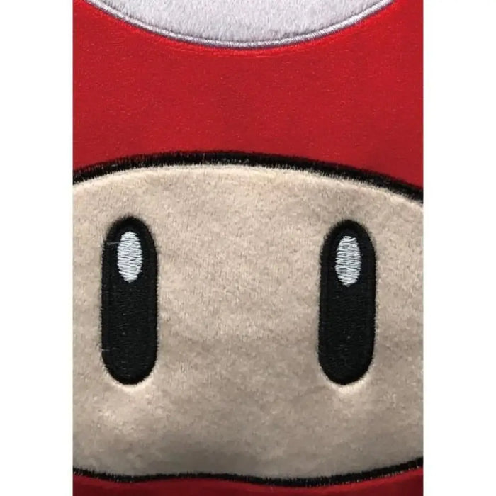 Възглавница Mario Bros 43 x 3 x 43 cm Бял Червен полиестер