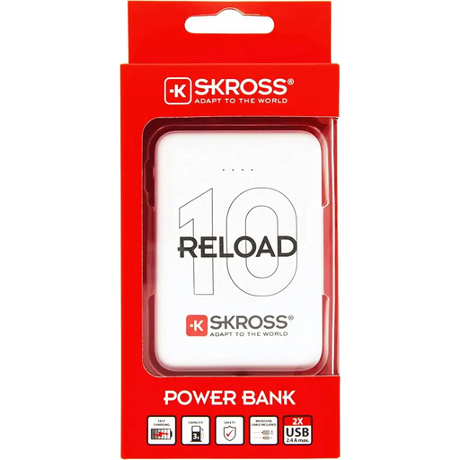 Външна батерия SKROSS RELOAD 10 10000 mAh Бял