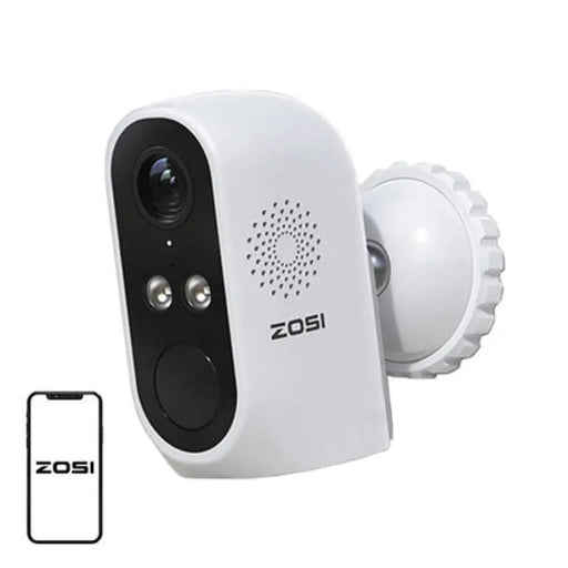 Външна IP камера със соларен панел ZOSI C1Pro WiFi 3MP IP66