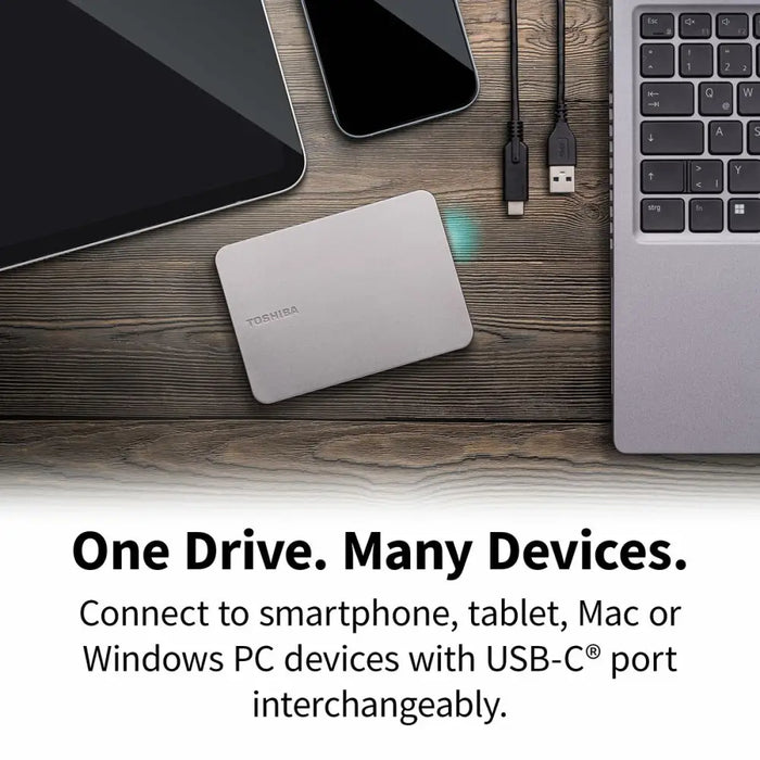 Външен харддиск Toshiba HDTX210ESCAA Сив Магнитна