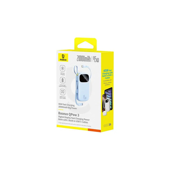 Външна батерия Baseus EnerFill FC21 Qpow 3 Ultra 20000mAh