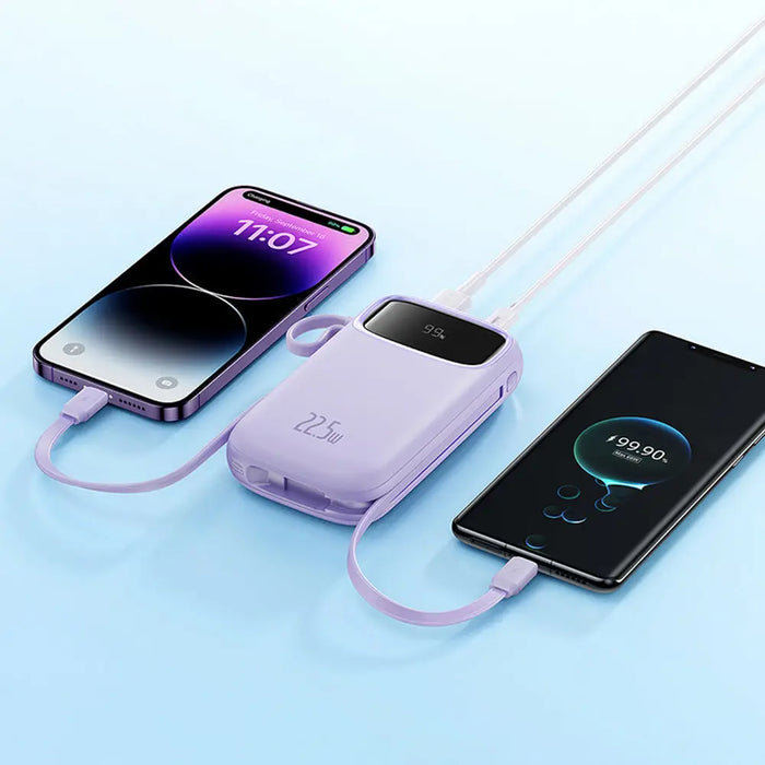 Външна батерия Baseus Qpow2 20000mAh 22.5W с двоен кабел