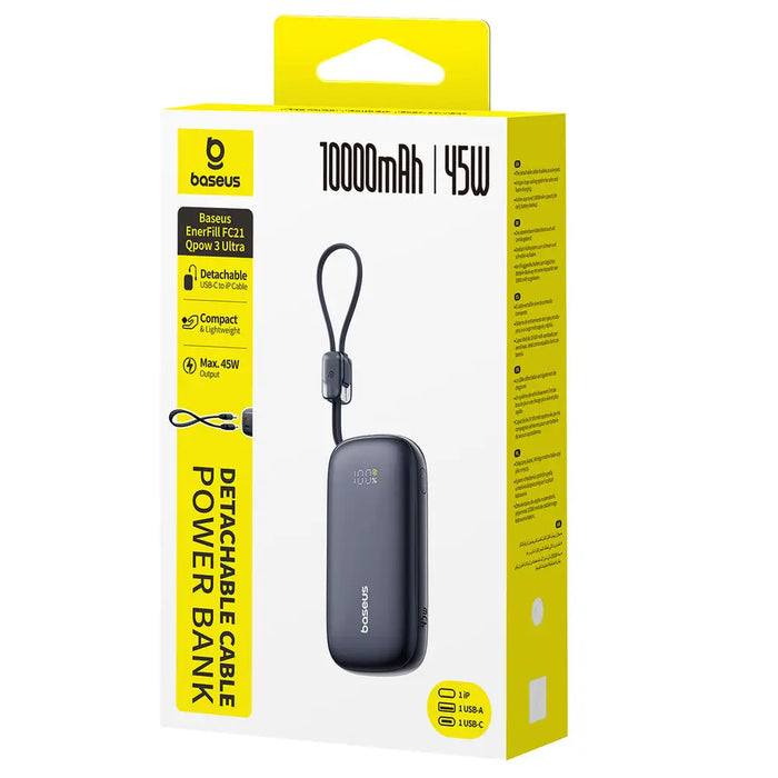 Външна батерия Baseus EnerFill FC21 Qpow 3 Ultra 10000mAh