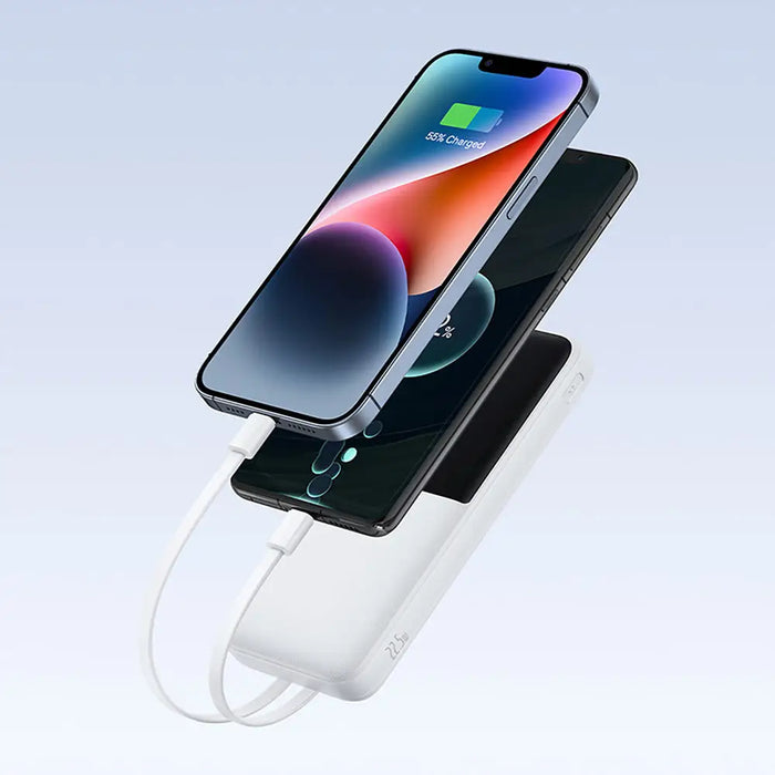 Външна батерия Baseus Lipow 10000mAh 22.5W с два вградени