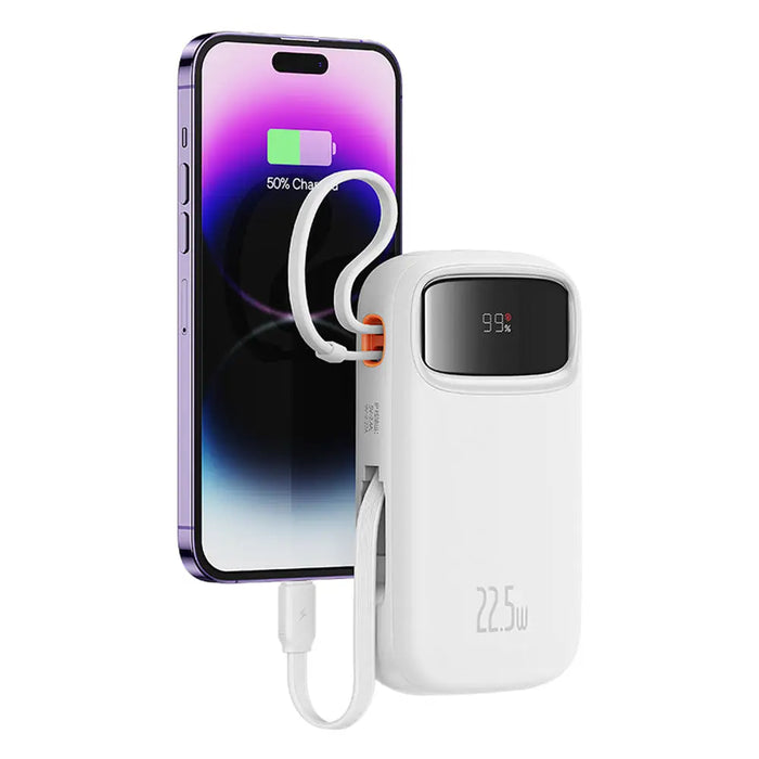 Външна батерия Baseus Qpow2 20000mAh 22.5W с двоен кабел