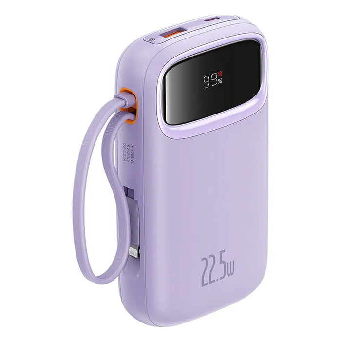 Външна батерия Baseus Qpow2 20000mAh 22.5W с двоен кабел