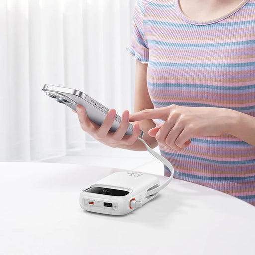 Външна батерия Baseus Qpow2 20000mAh 22.5W с двоен кабел