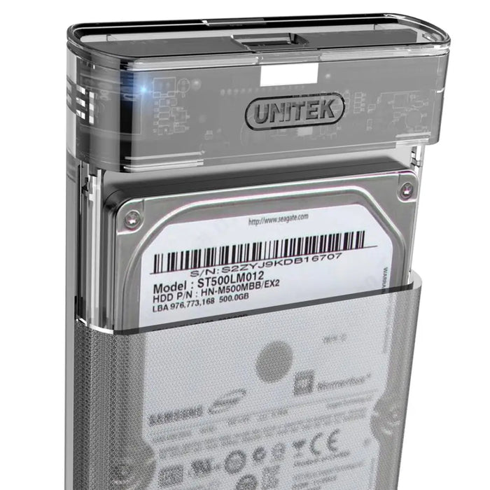 Външна кутия Unitek S1103A Сив Прозрачен 2,5’’