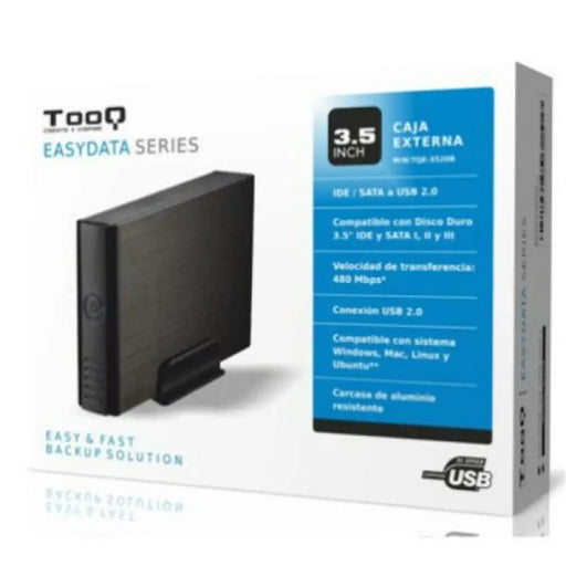Външна кутия TooQ TQE-3520B HD 3.5’’ IDE / SATA III USB 2.0