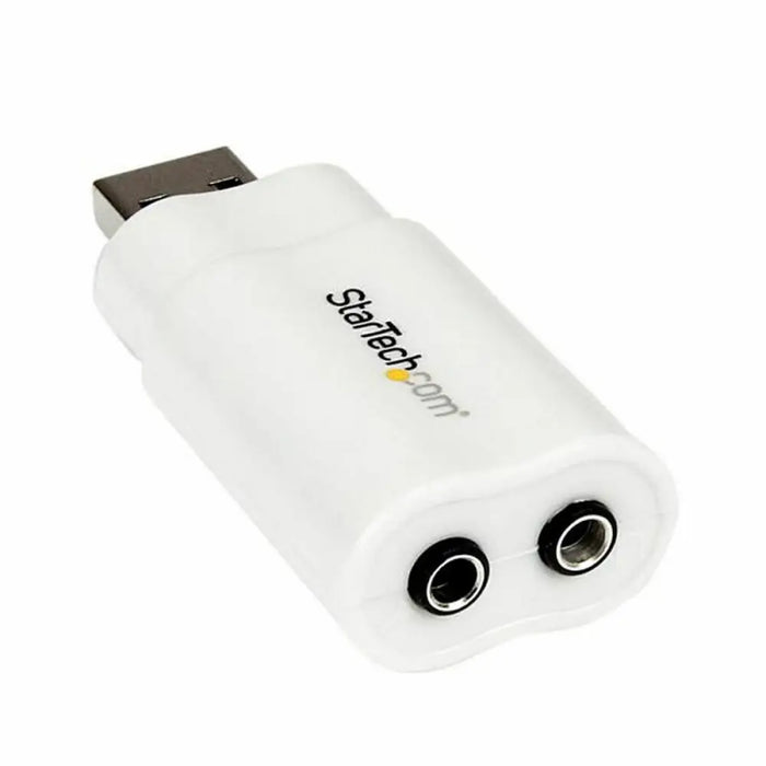 Външна звукова карта USB Startech ICUSBAUDIO Бял