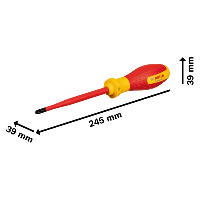 ВИСОКОВОЛТОВА ОТВЕРТКА PH2 BOSCH PROFESSIONAL 6 X 125 MM