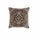 Възглавница DKD Home Decor Пластмаса Бял Кафяв Черен