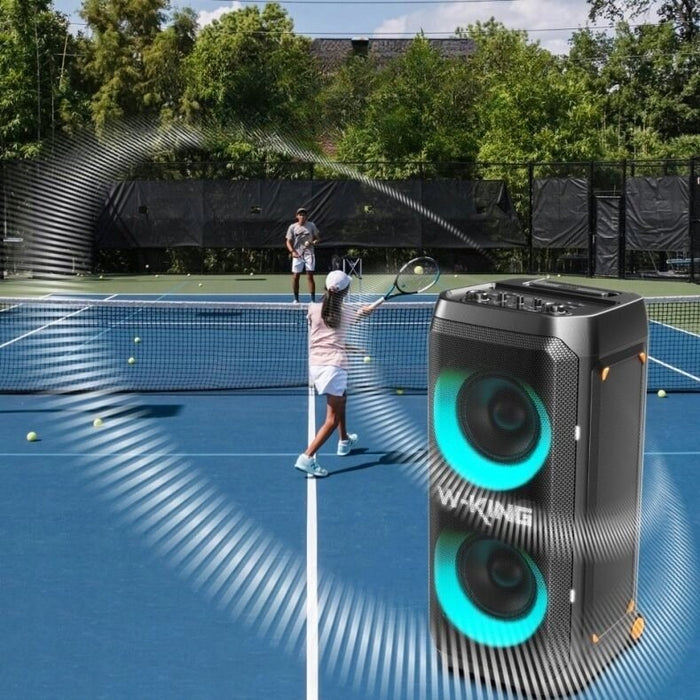 Безжичен Bluetooth високоговорител W-KING T12 – черен
