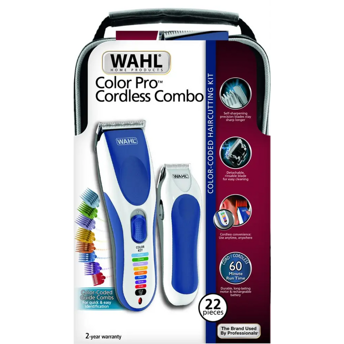 Wahl 09649-916 Машинка за подстригване Син Бял 8