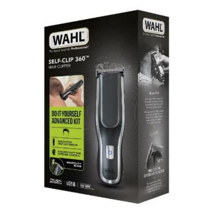 Wahl Self-Clip 360 черен сребрист литиево-йонен (Li-Ion)