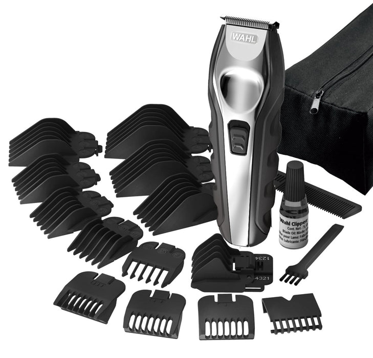 Тример за брада Wahl 09888-1316 AC/Батерия 12 2.5 см Черен, Неръждаема стомана