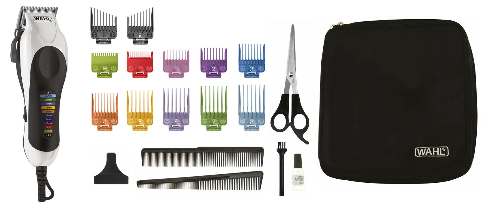 Wahl Color Pro Plus черно, бяло 10