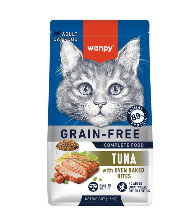 Суха храна за възрастни котки с риба тон, 1 500 g