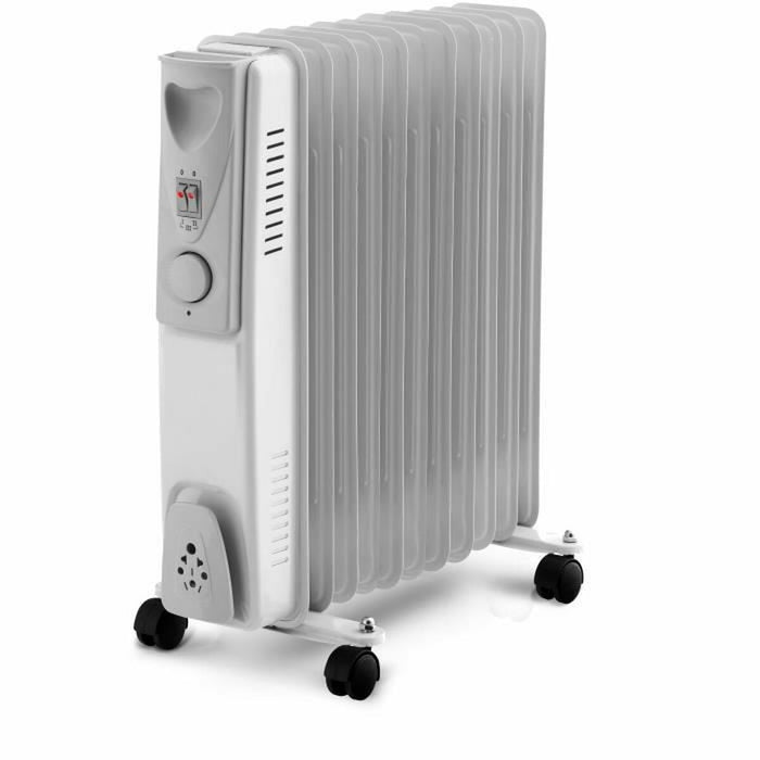Маслен радиатор Warm Tech Сив 2500 W