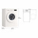 Washer - Dryer LG W4X1085NWH