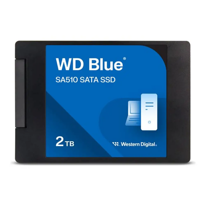 WD Blue SA510 SSD 2TB SATA III 6Gb/s в корпус 2,5 инча 7 мм