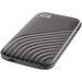 WD My Passport SSD 2TB Space Gray Cross Съвместим с USB 3.2