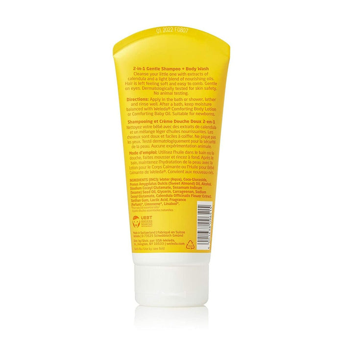 Гел и Шампоан 2 в 1 Weleda Baby 200 ml Невен
