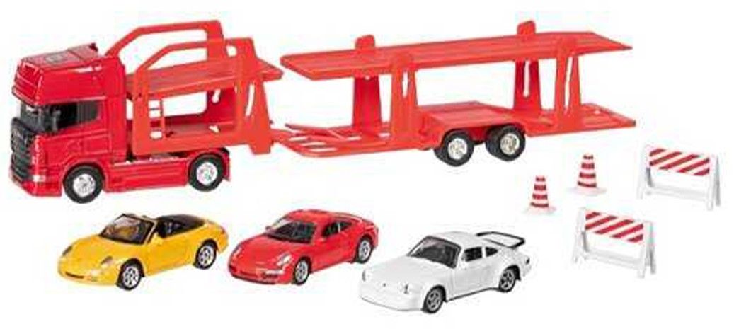 Игрален комплетк Welly - Автовоз Scania V8