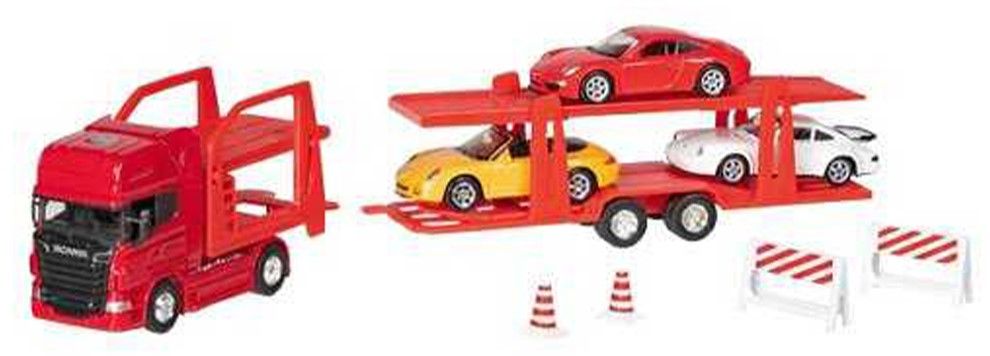 Игрален комплетк Welly - Автовоз Scania V8