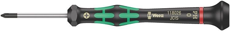 Кръстата отвертка Wera - 2050 PH Philips, PH 0 x 60 x 3 mm