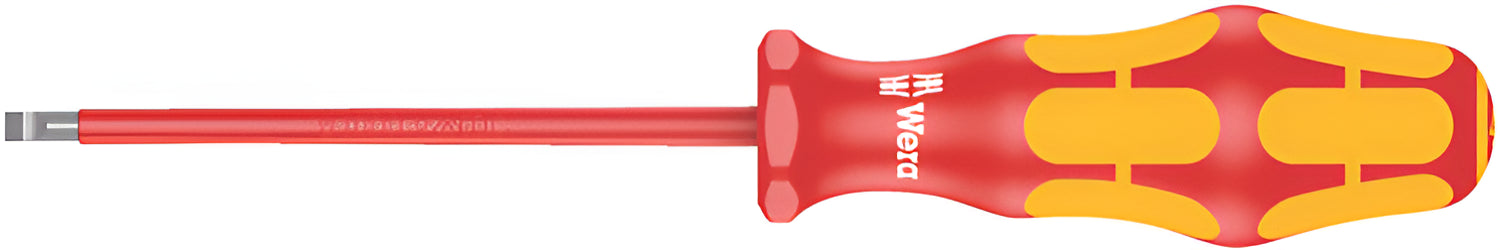 Изолирана отвертка Wera - Kraftform Plus, VDE, 0.4 х 2.5 х 80 mm,