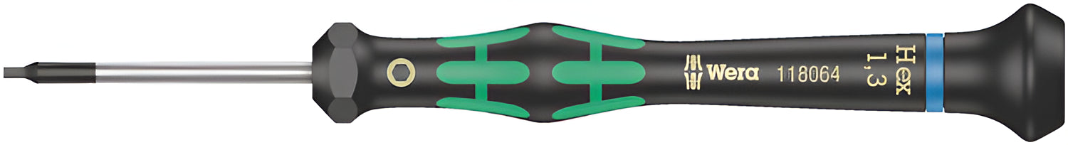 Отвертка външен шестостен Wera - Kraftform Micro 2054, 2.5 x 60 x 4 mm