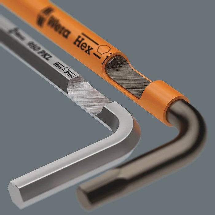 Комплект шестостенни ключове Wera - Hex-Plus Multicolour 1, 9 броя, L-key