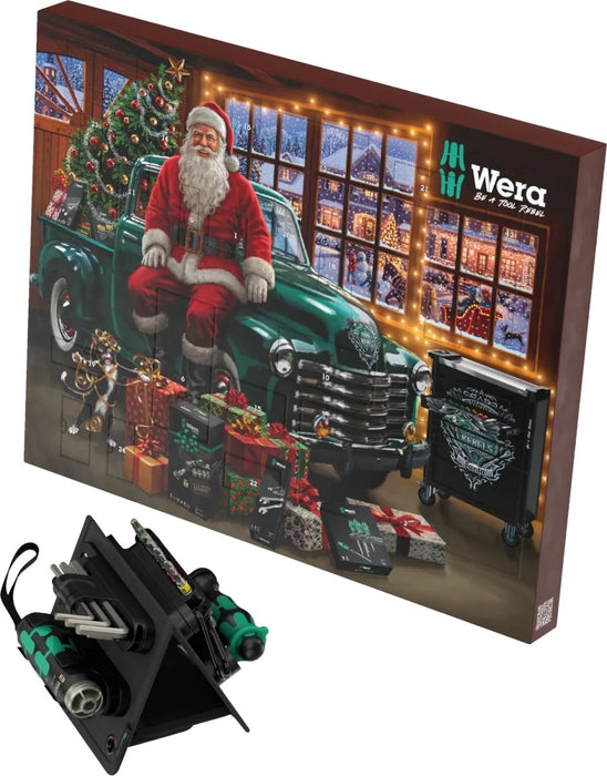 Адвент календар с инструменти Wera - 2026, 24 части