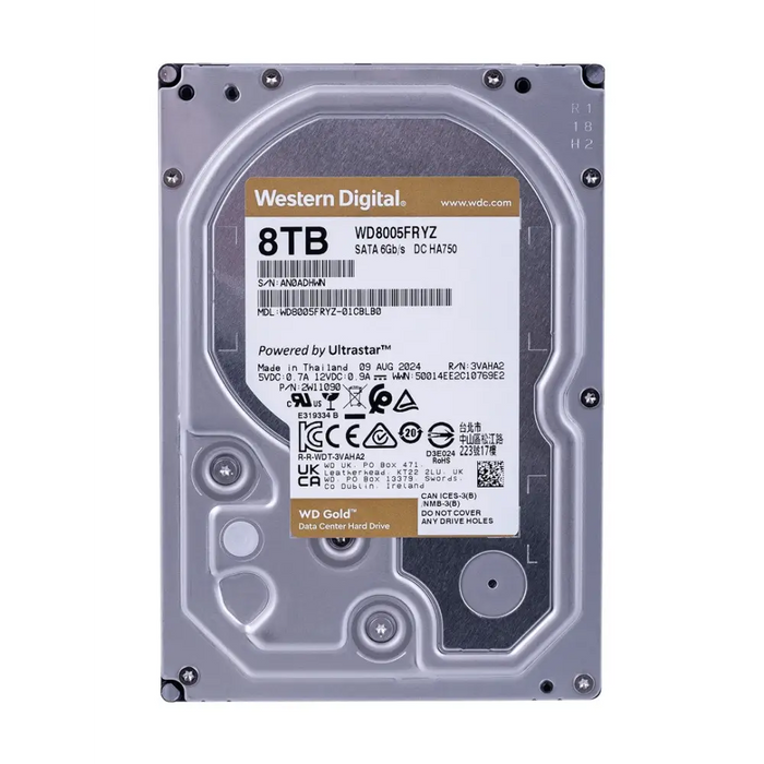 Western Digital Gold WD8005FRYZ вътрешен твърд диск 3.5’’ 8