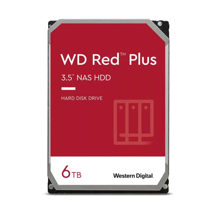 Western Digital Red Plus вътрешен твърд диск 6 TB 5400 RPM