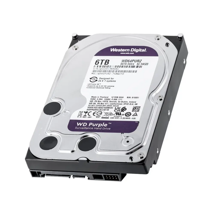 Western Digital WD64PURZ вътрешен твърд диск 3.5’’ 6000 GB