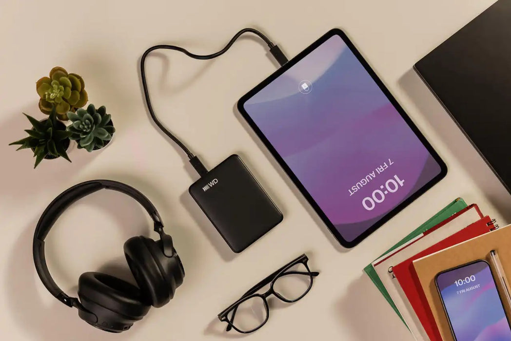 Външен твърд диск Western Digital Elements Portable (USB-C) 1 TB 2.5" USB Type-C 3.2 Gen 1 (3.1 Gen 1) Черен